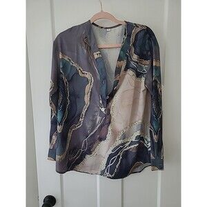 silky colorful womens top
